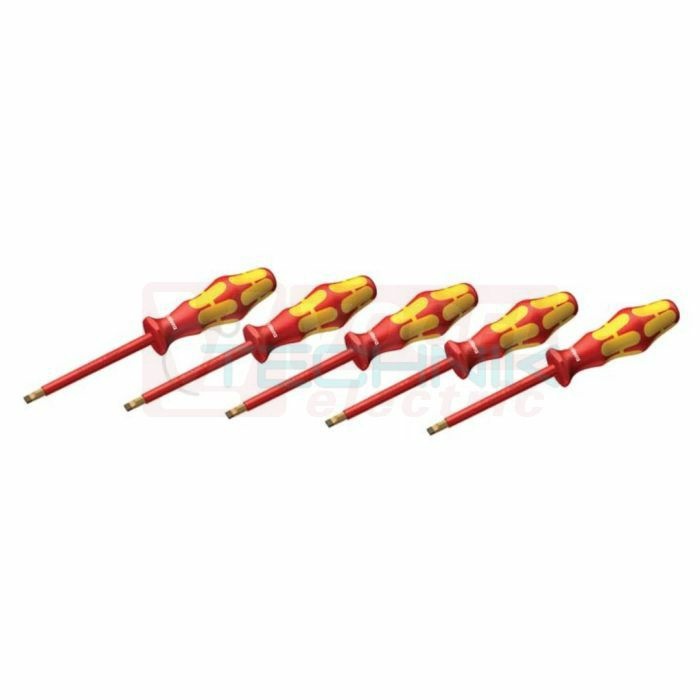 SR 5,5 SET Sada 5ks šroubováků plochých 1000V Kraftform, rozměry 2,5-5,5mm